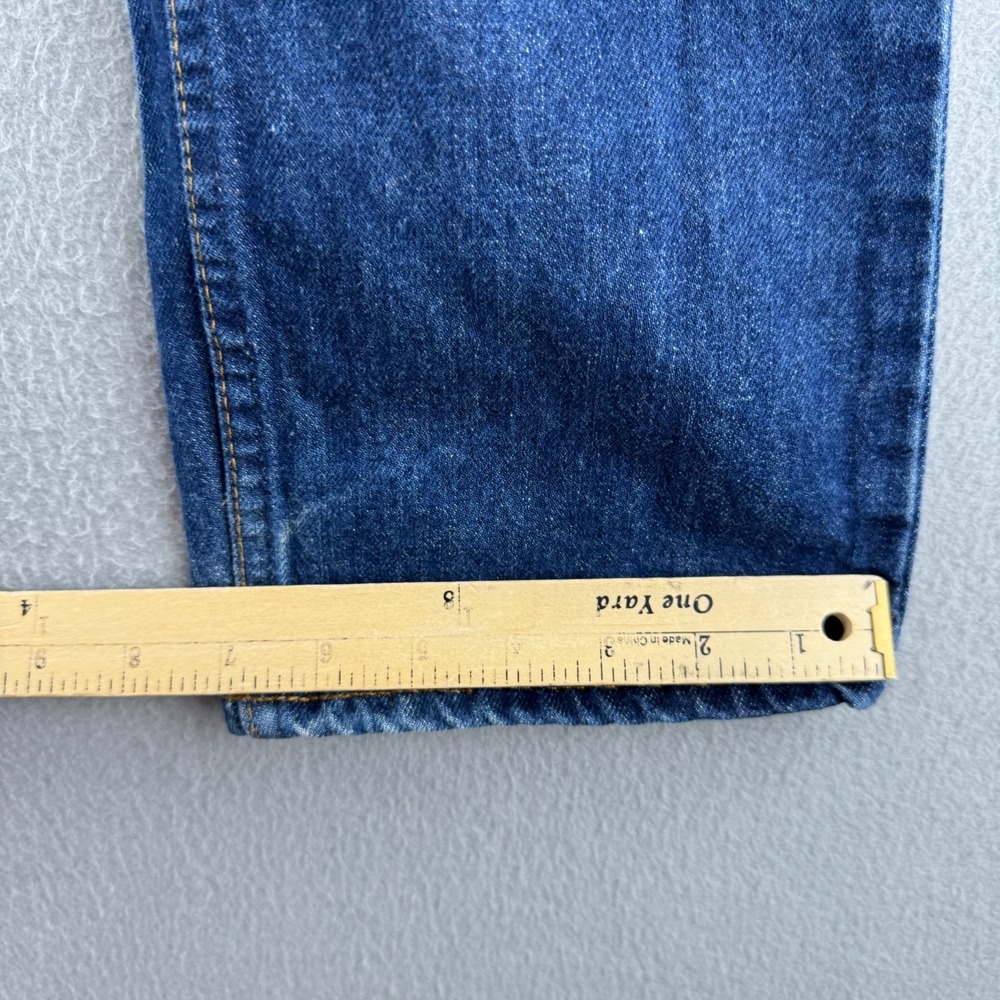 Vintage Levis Jeans Mens 30x32 (Fits 28x31) Orange Tab 80s 519 Straight USA MADE - Picture 11 of 16
